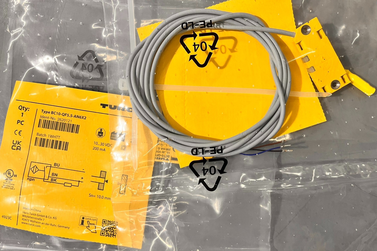 1PC Turck BC10-QF5.5-AN6X2 Inductive Sensor BC10QF55AN6X2 New