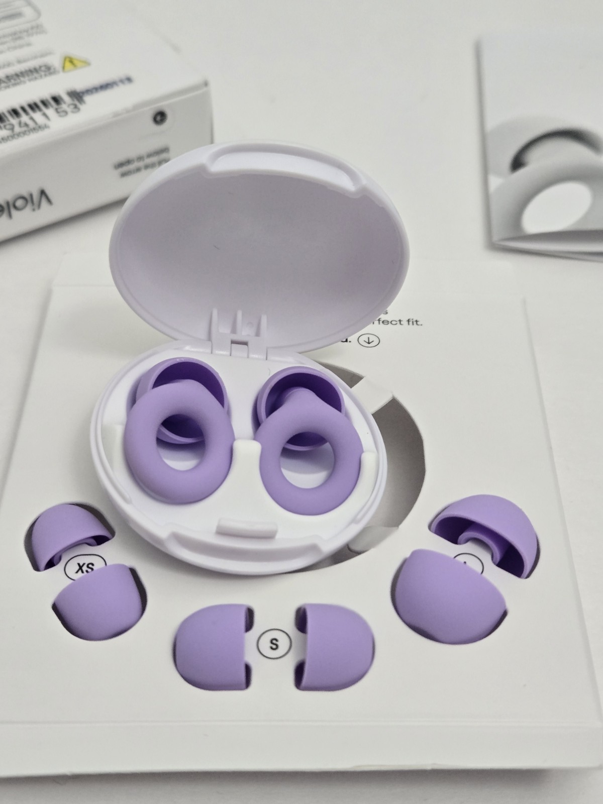 Loop Quiet 2 Earplugs Violet Noise Canceling Earbuds 14 Decibels
