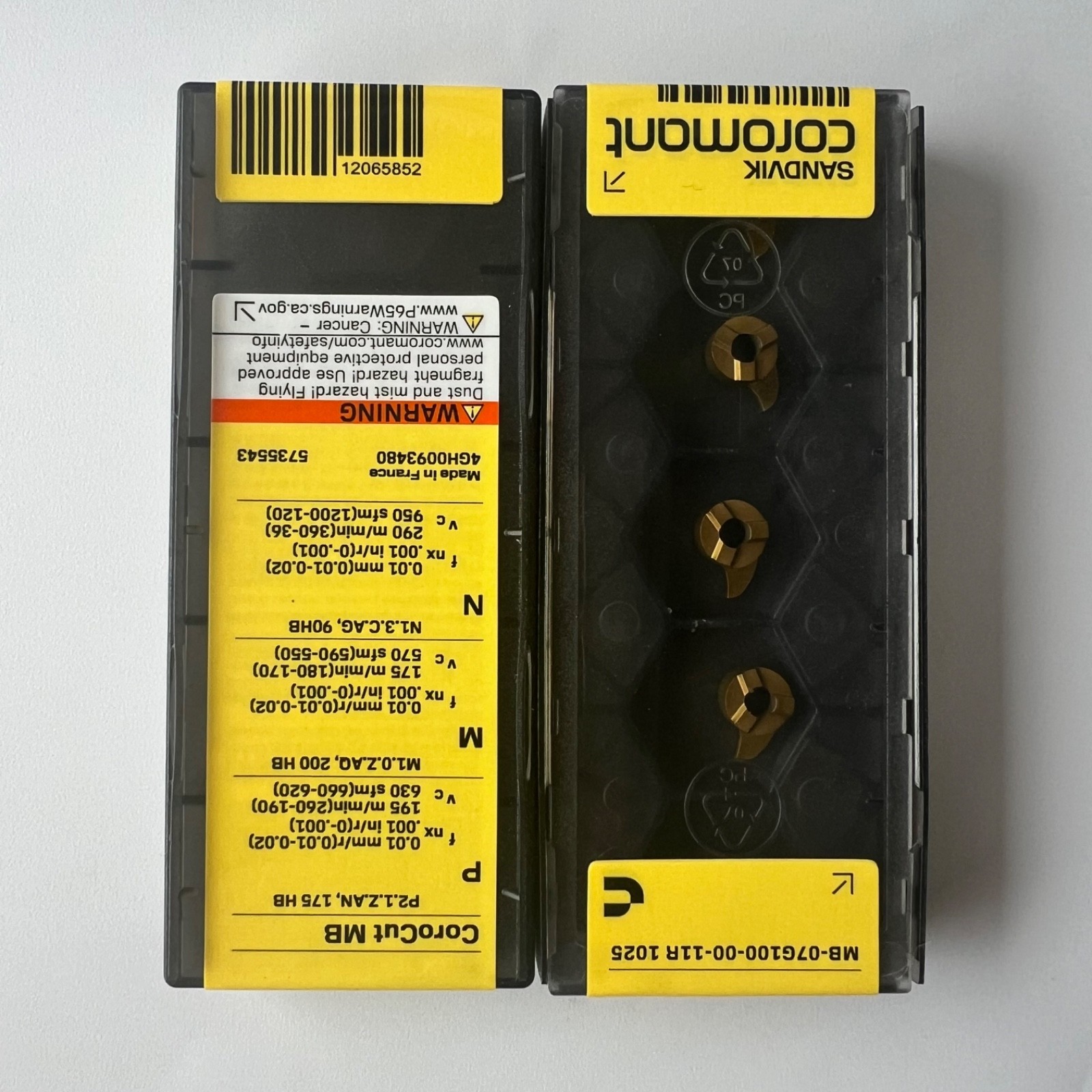 MB-07G100-00-11R 1025 /Sandvik /10 PCS