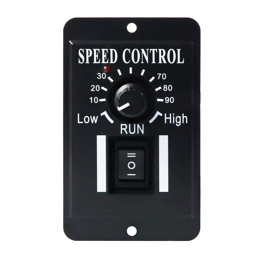 Acxico 1Pcs 12V 24V 36V 48V PWM DC Motor Speed Controller Reversible Switch 6…