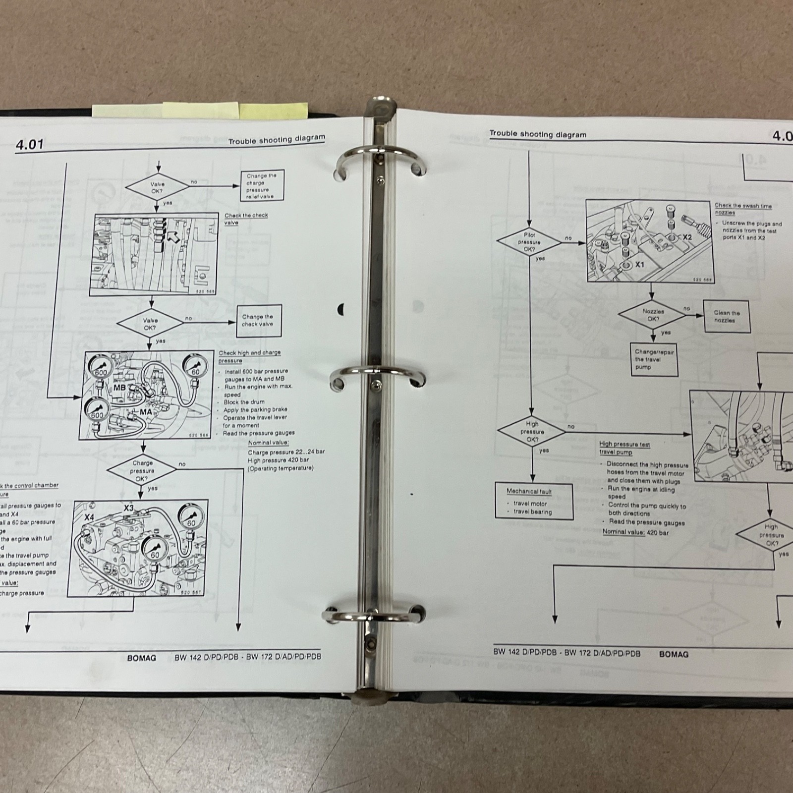 Bomag BW142 D-2 BW172 PD-2 SERVICE SHOP REPAIR MANUAL VIBRATORY COMPACTOR ROLLER