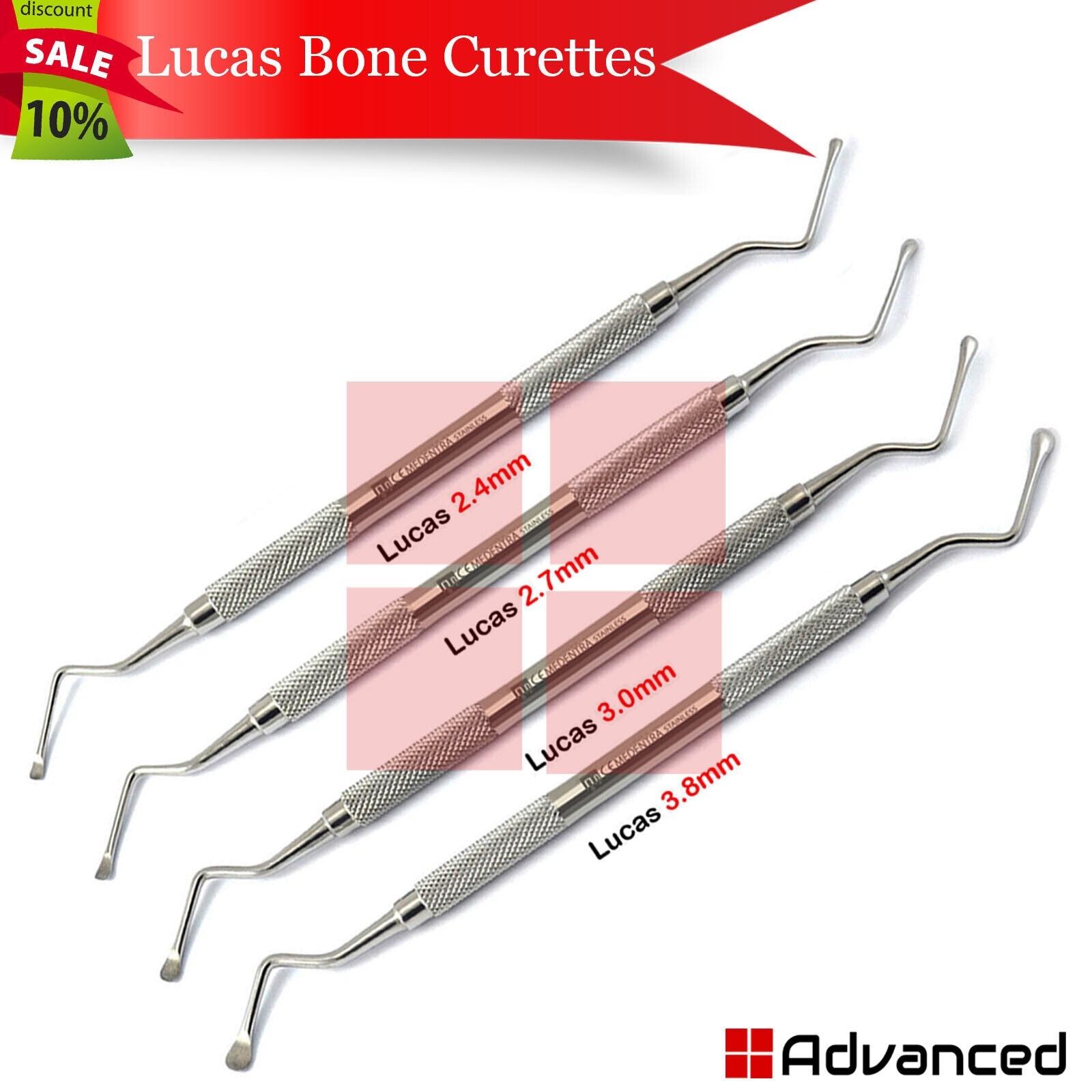 Dental Oral Surgery Instruments Set Extraction Elevators Periodontal Tools Kit
