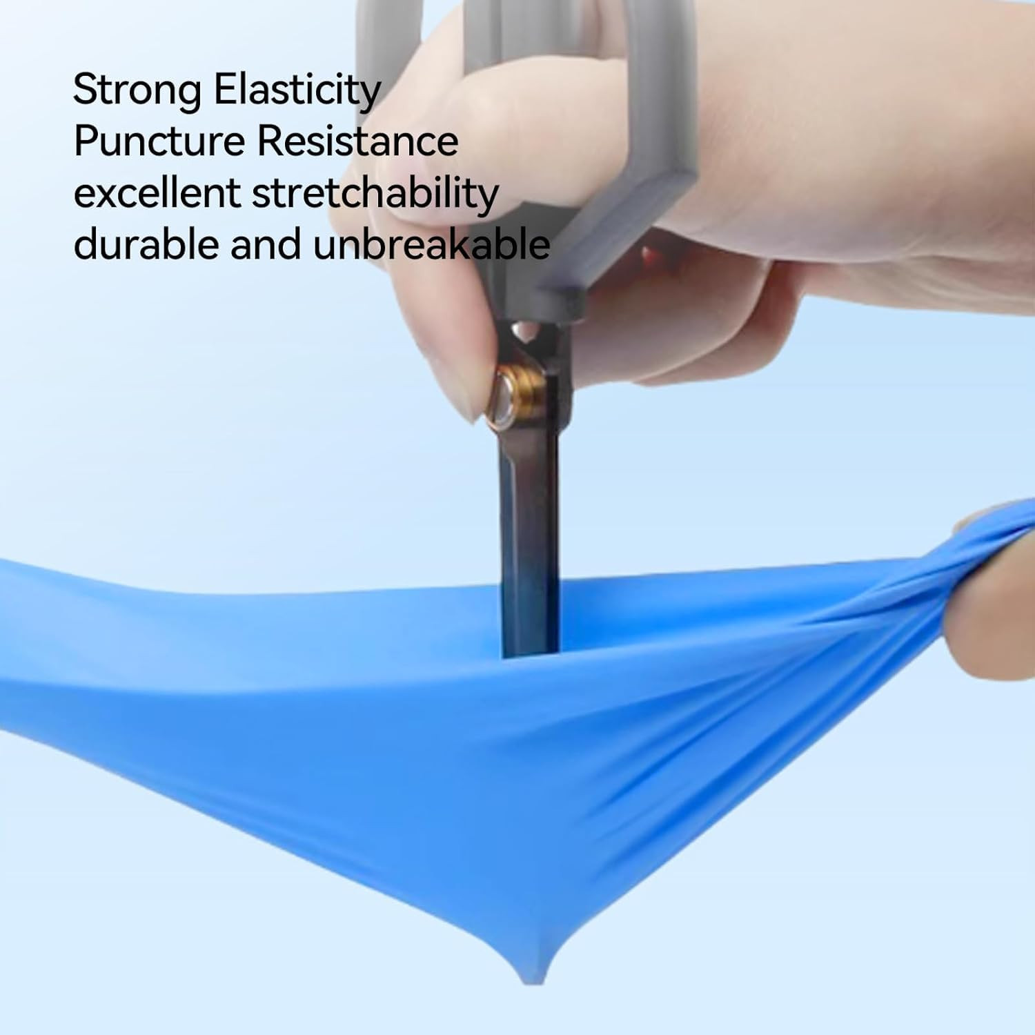 Jointown Basic Synmax Vinyl Exam Gloves Disposable Exam Gloves, 4 Mil, Blue, Lat