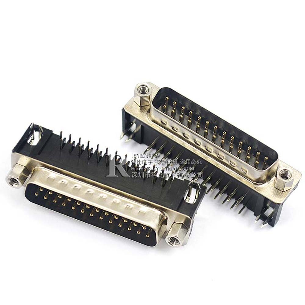 DB15/25/37 Pin D-Sub Female/Male Solder Type Connector + Metal/Plastic Shell