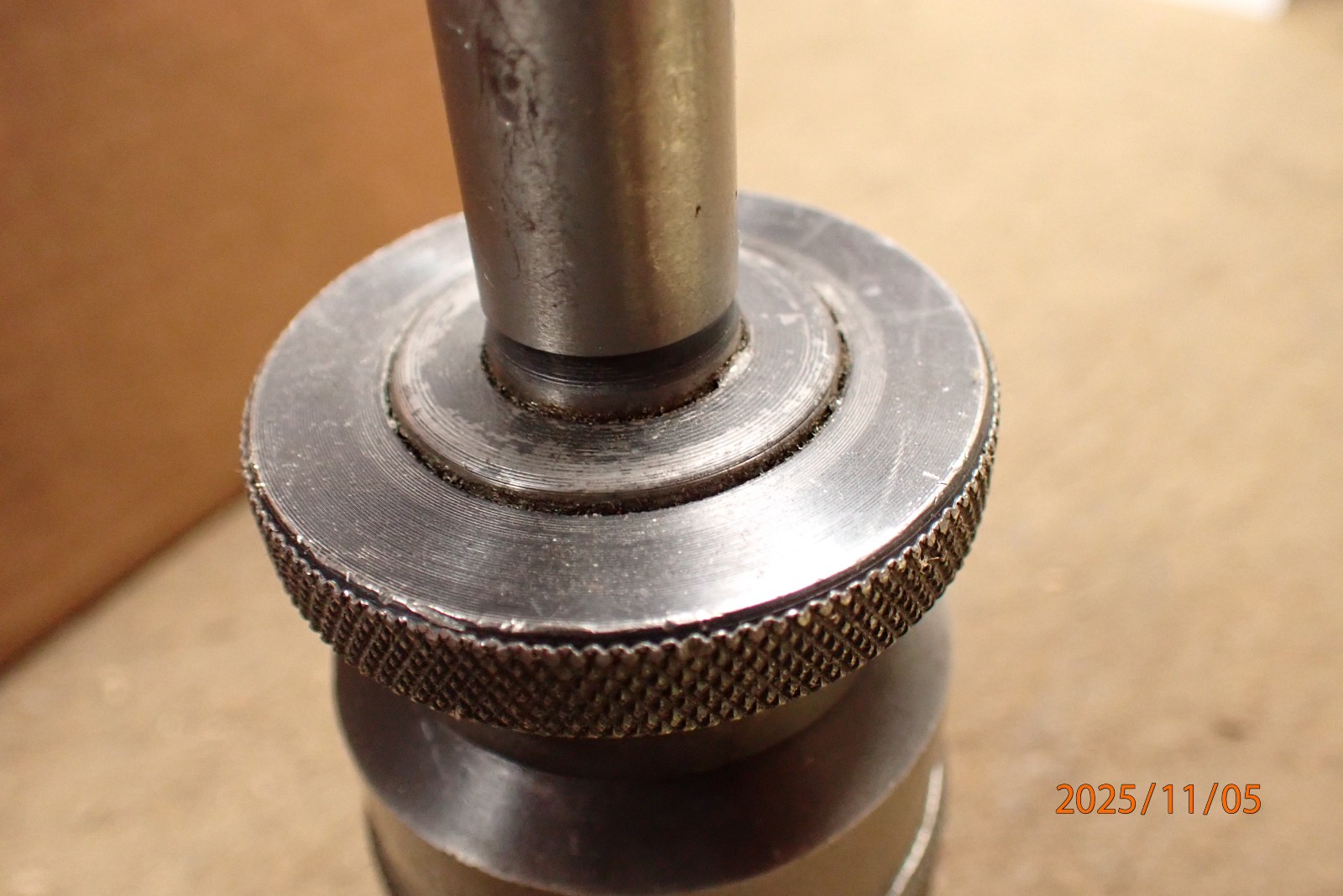 OLDER GRAND TOOL 1/2″ PRECISION DRILL CHUCK WITH 5/8″ SHANK MADE IN SPAIN