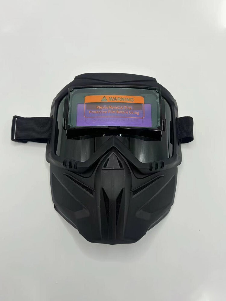 NEW True Color Auto Darkening Welding Glasses Flame Resistant Welder Mask Black