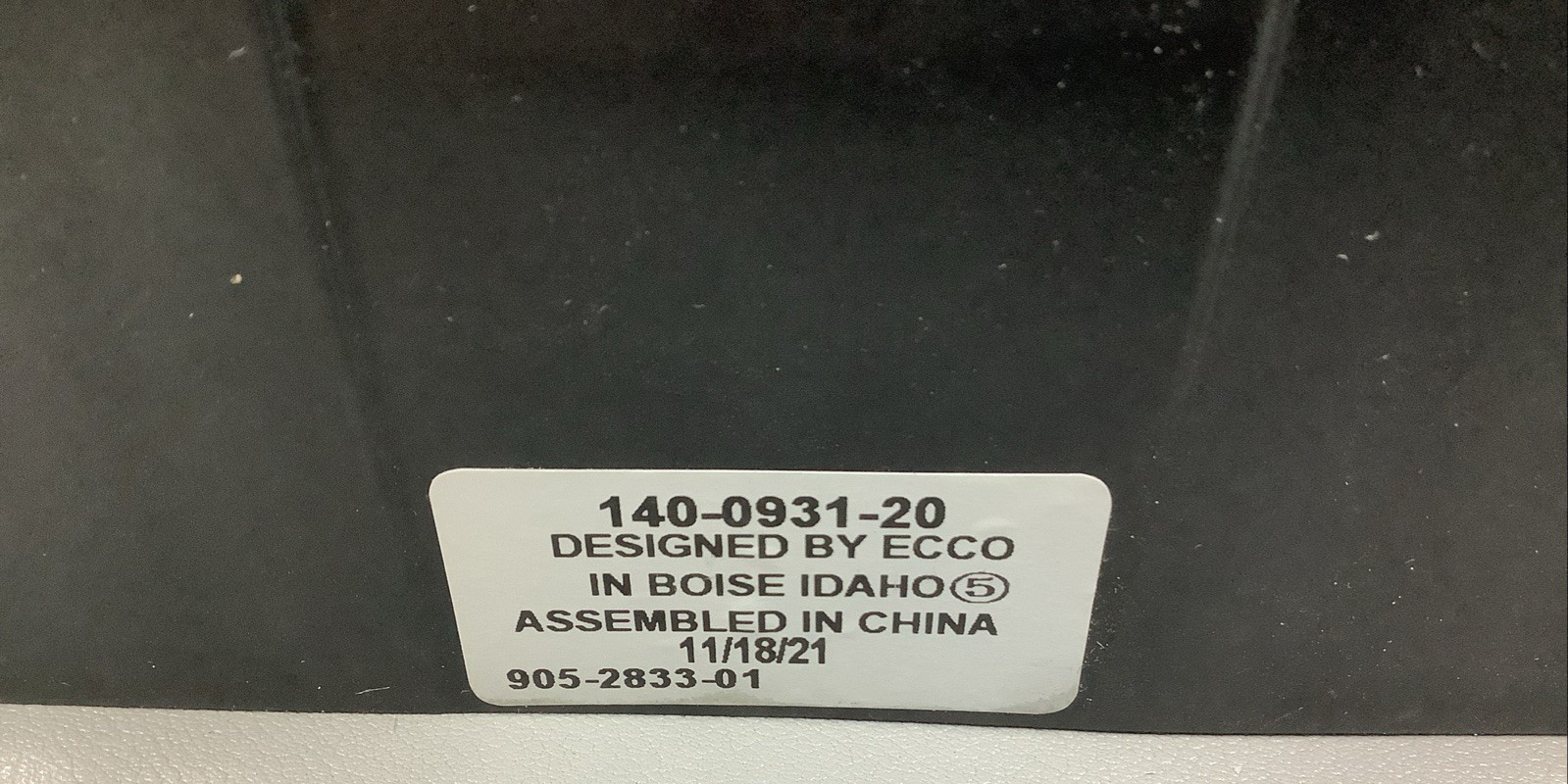 Ecco SA931N Smart Alarm 600 Series Back-Up Alarm 12-48VDC 82-102dB (B660)