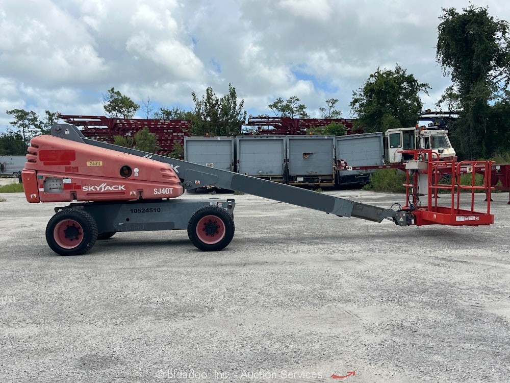 2016 Skyjack SJ40T 40′ 4WD Diesel Telescopic Boom Lift Aerial Platform bidadoo