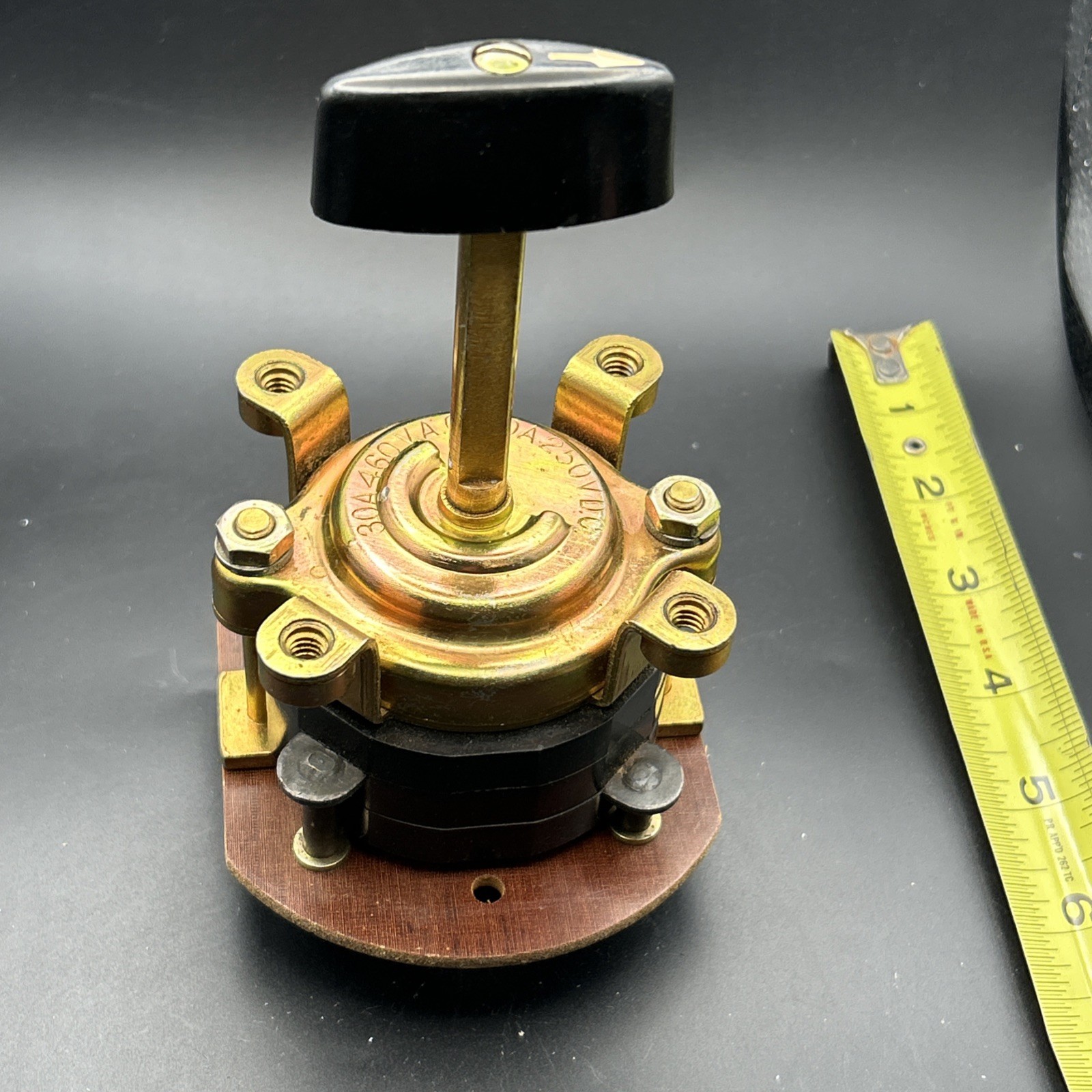 Heavy Duty Rotary ElectroSwitch 30A 460VAC-30A 250VDC KS-5716-L7 Spring Loaded