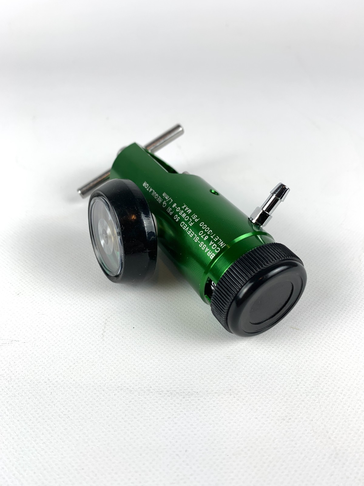 Roscoe Oxygen Tank O2 Regulator RMI-08Mini 3000 PSI / 0-8 L/min