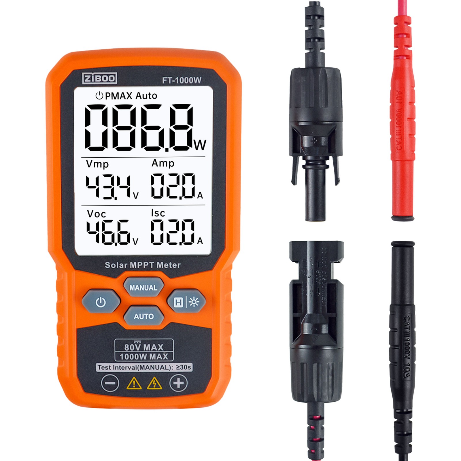 UNI-T UT673PV Solar MPPT Meter Handheld Automatic Measurement Solar Detector