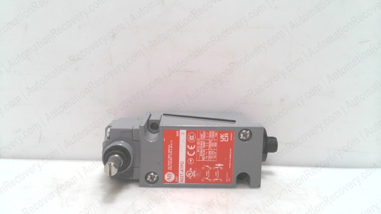 ALLEN BRADLEY 802T-ATPD – SERIES J, OIL-TIGHT LIMIT SWITCH, NEW* #353507