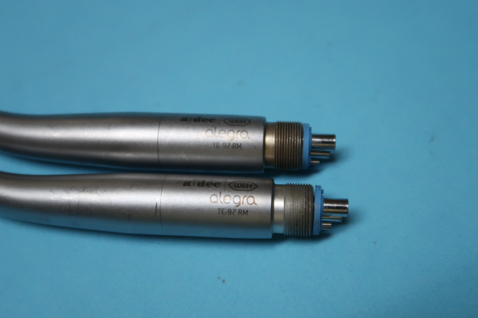 W&H ADEC ALEGRA TE 97 RM NON FIBER OPTIC DENTAL HANDPIECE SET OF 2 & 1 MONTH WAR