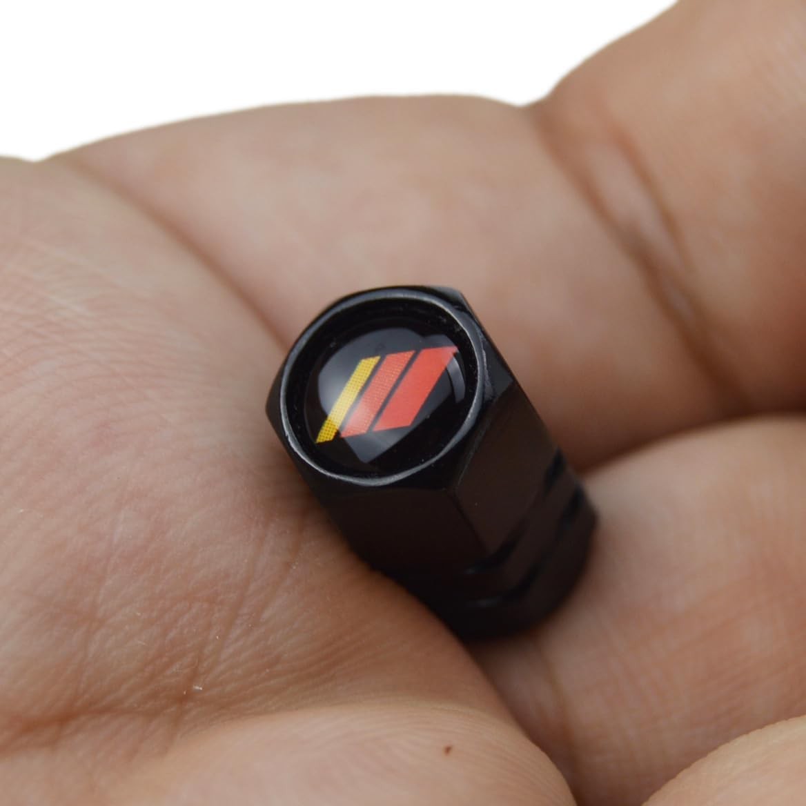 Tire Valve Stem Cap Cover with Resin /// Emblem Sport Trim for 4Runner, Tacoma,