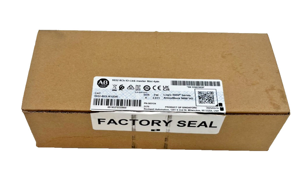 Allen Bradley 5032-8IOLM12DR – 5032 8ch IO-Link Master Mini 4pin – NEW
