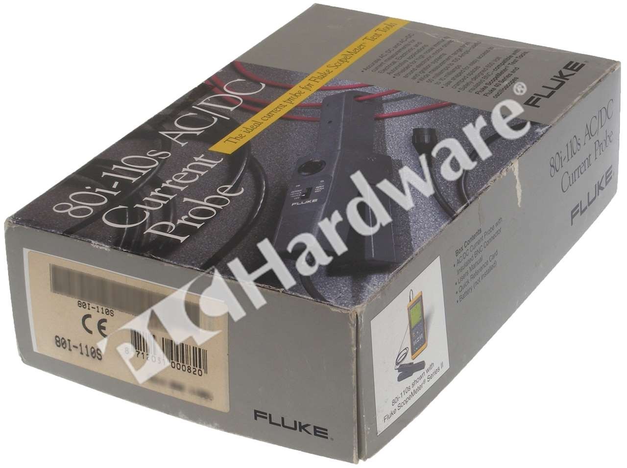 Surplus Open Fluke 80i-110s AC/DC Current Clamp 10A CAT III 300V CAT II 600V