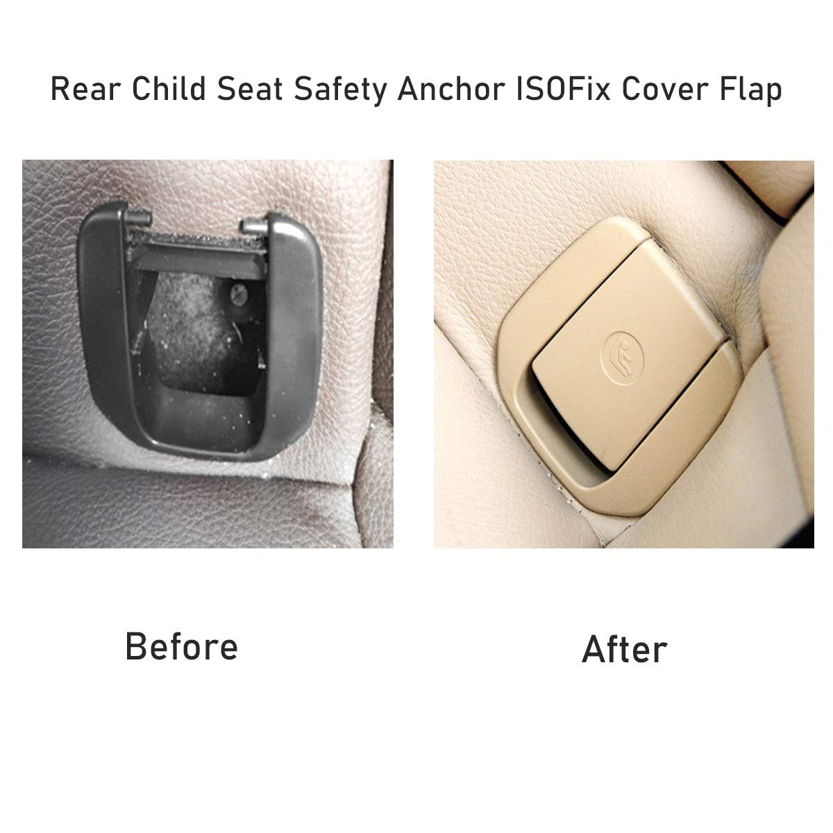Jaronx for BMW Child Seat Anchor Cover, Rear Row Seat Safety Belt Anchor Cove…
