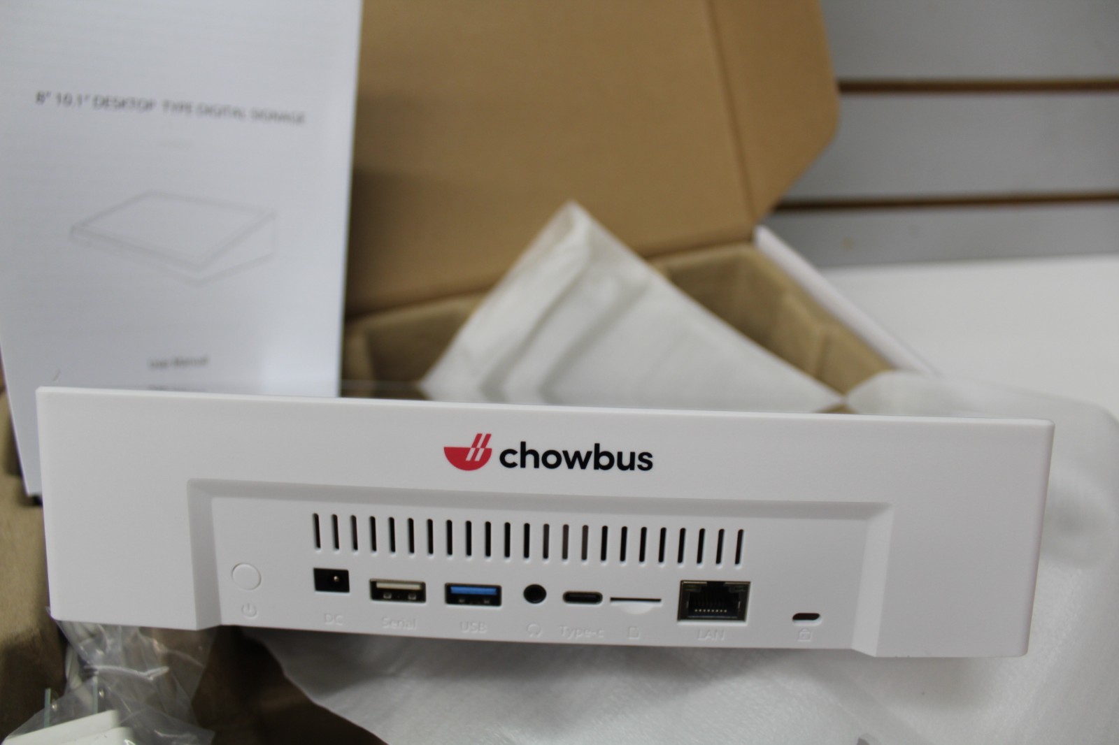 Chowbus Digital Menu Tablet Desktop Signage 10″ CFD Terminal – RK3399 POS NEW