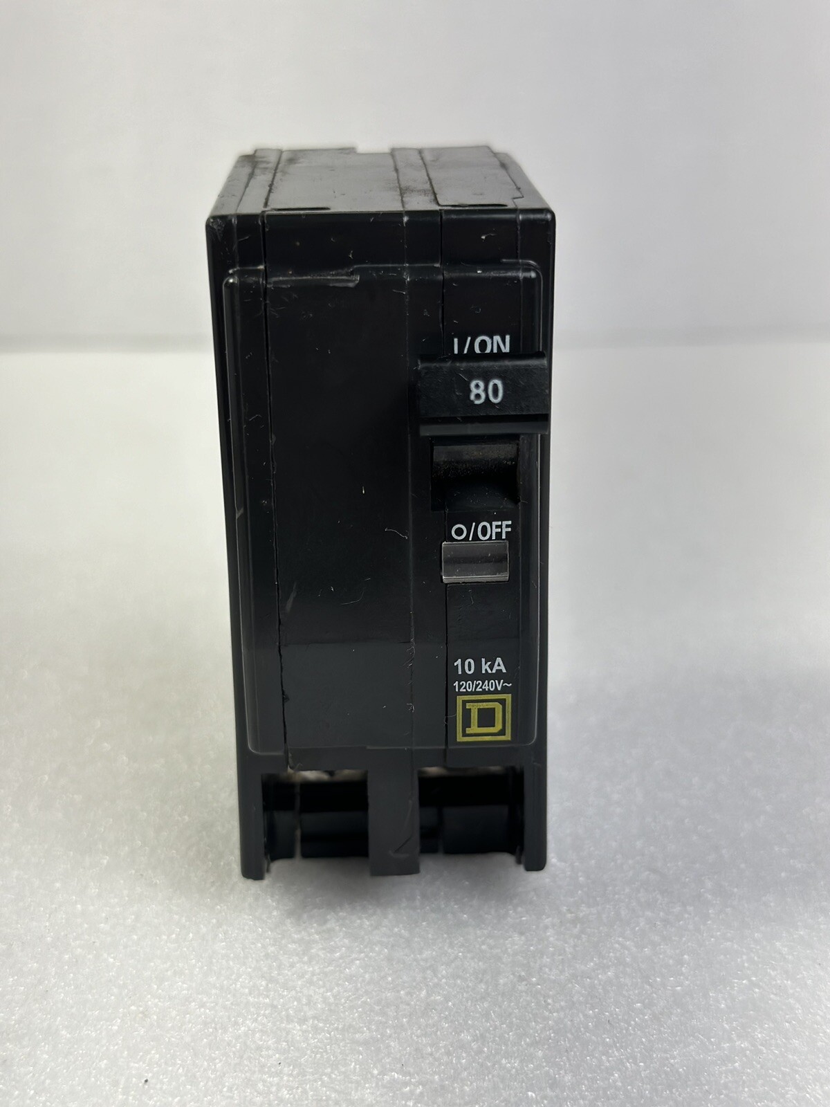 Square D QO280 Circuit Breaker 80 Amp 240 Volt 2P Black Plug In 10K