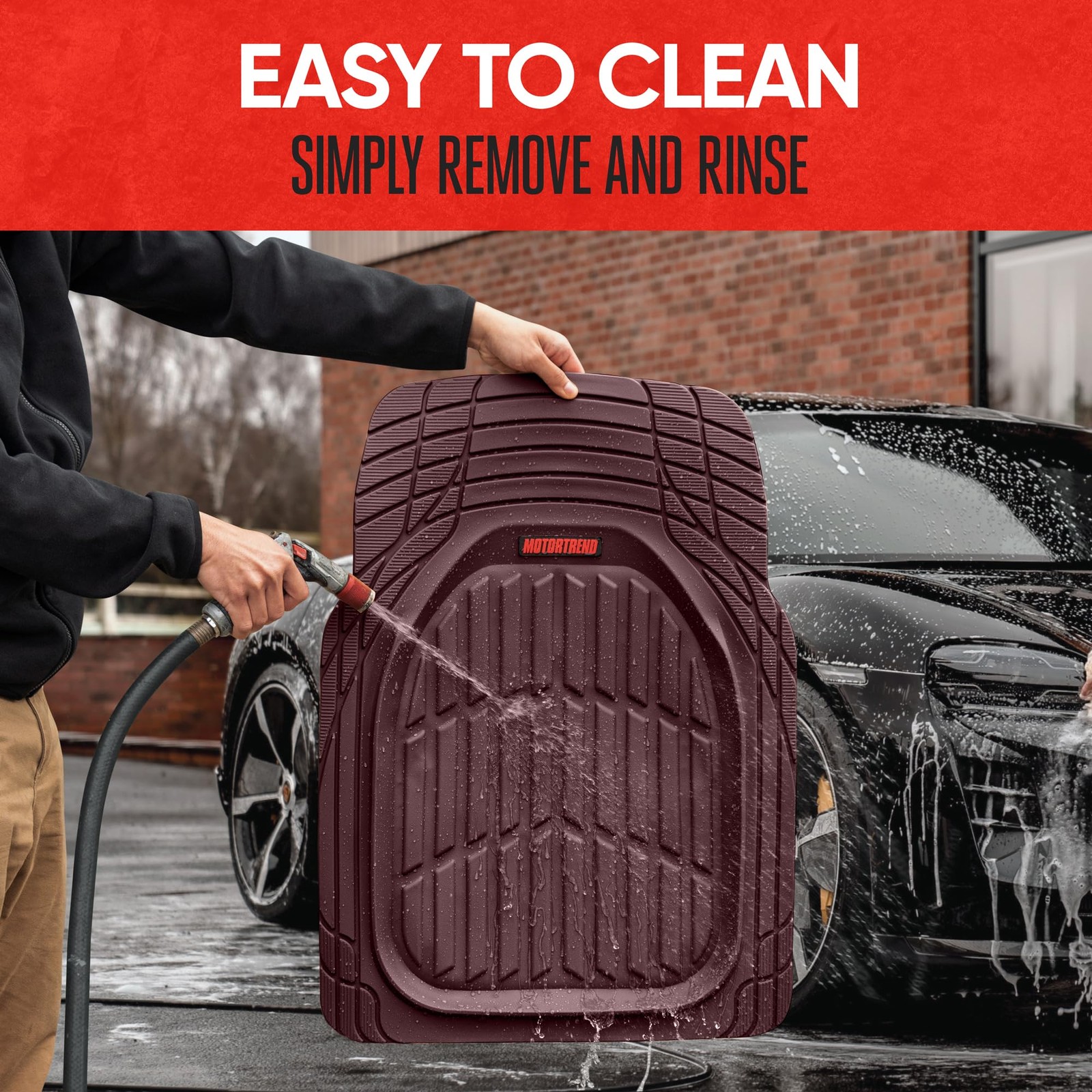 Motor Trend – Rubber Floor Mats For Car Suv Van – All –