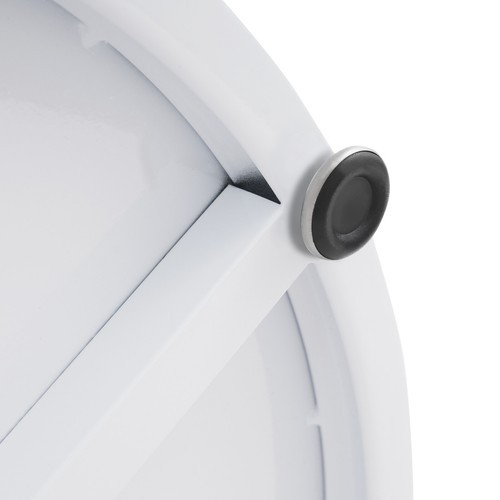 360° Rotating Free Standing Clothing Display Rack – 55.1in Round Design