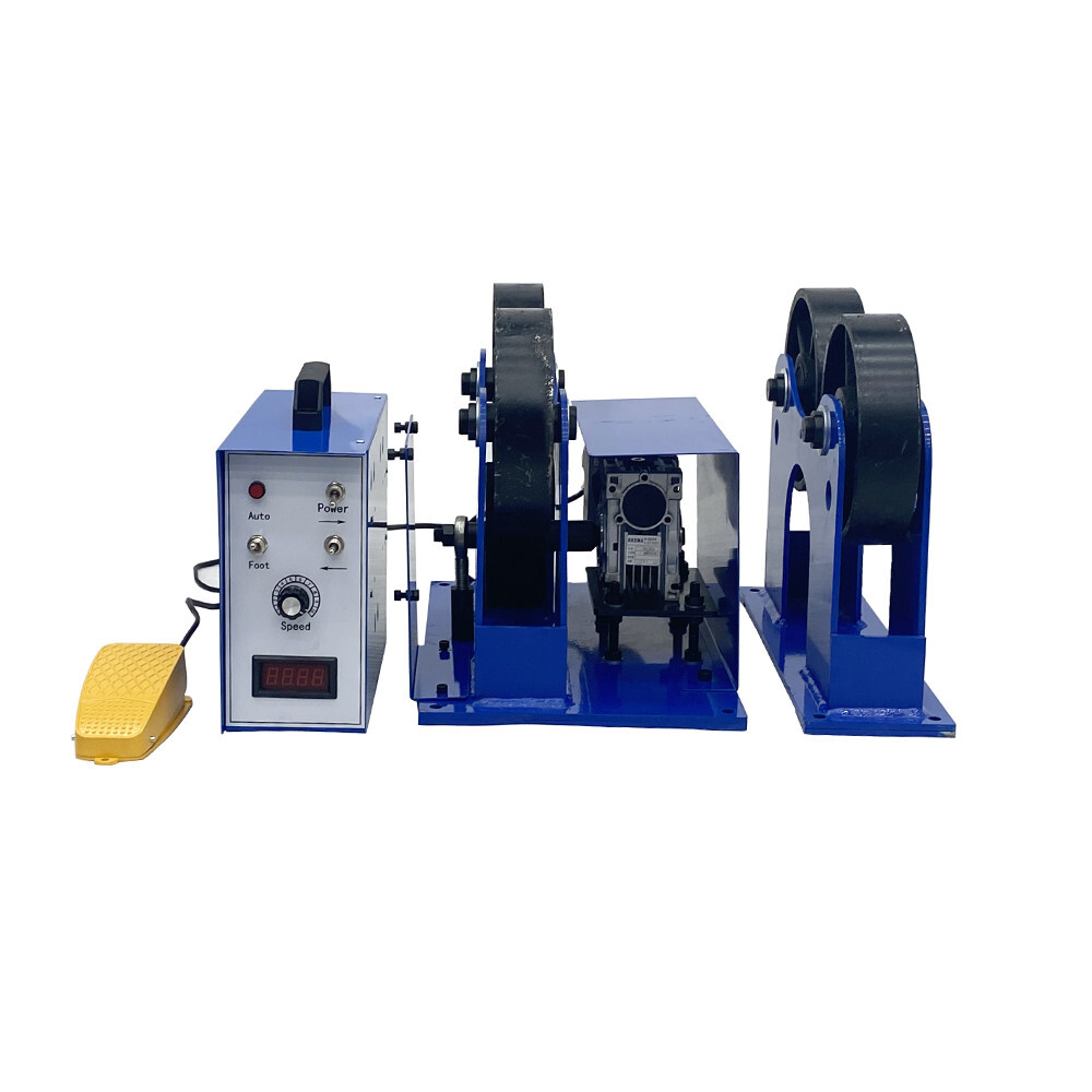 110V Rotary Welding Positioner Digital Turning Rolls Linkage Roller 2200LBS