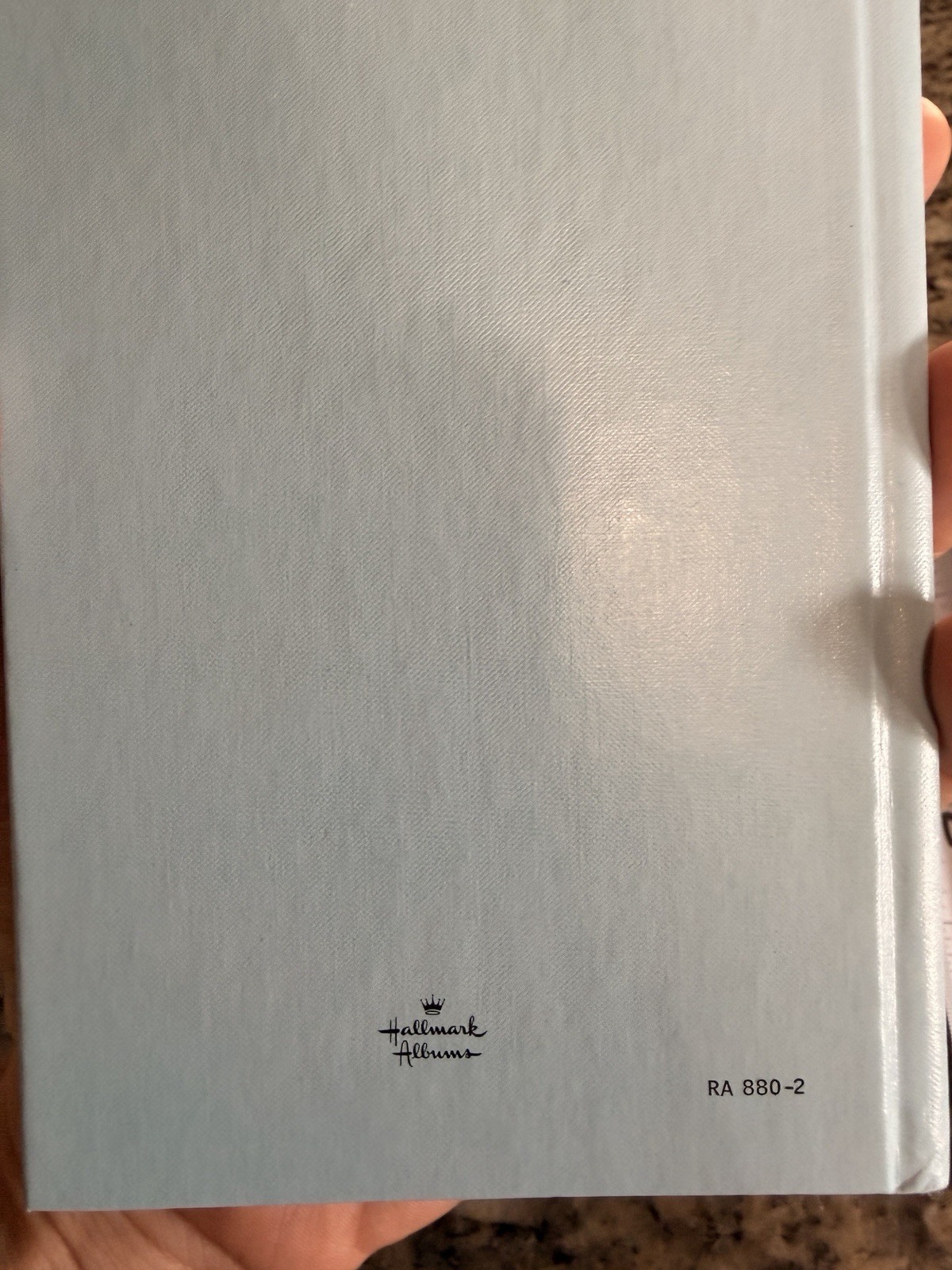 Hallmark Illustrated Blue Address Book w/ Box, Memories and Mementos RA 880-2