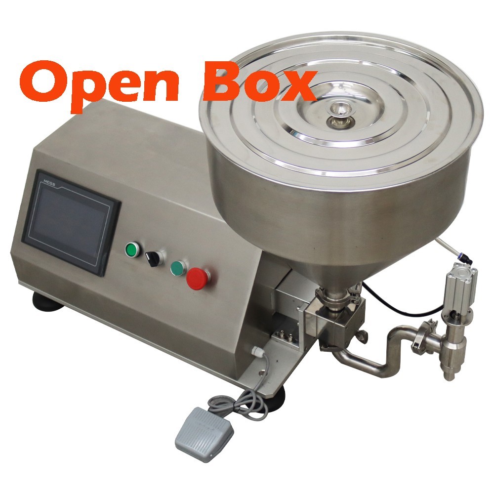 Open Box! 110V 5-50000ml Gear Pump Paste Liquid Filling Machine w/Touch Screen