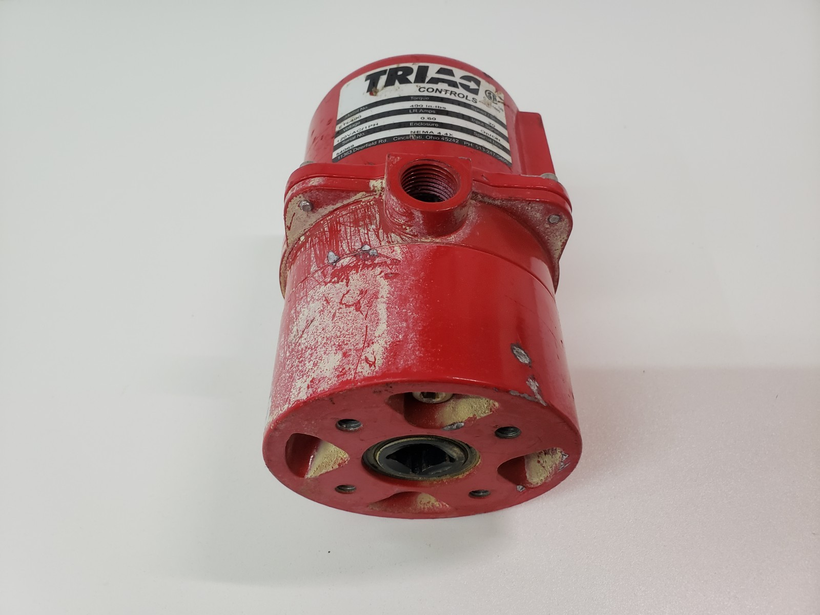 Triac Controls ETI-400 Valve Actuator Positioner 400 in-lbs 120vac