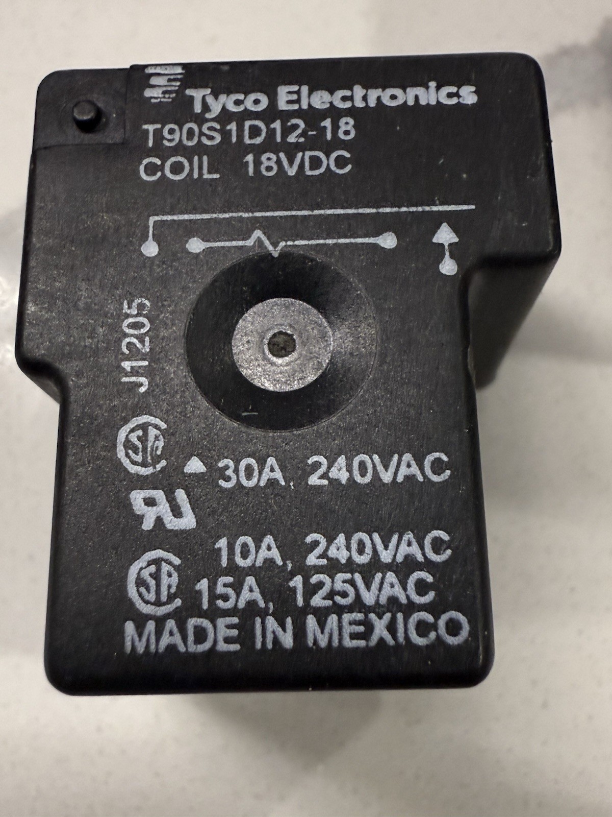 Tyco Electronics T90S1D12-18 Relay