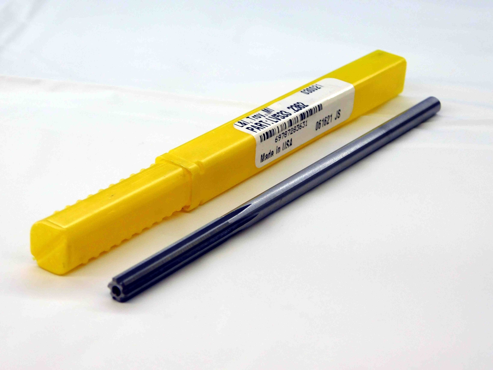 NEW L&I 0.2362 OD HSS REAMER 6 FLUTE .2362 15/64 .2500 -.0138 UNDERSIZE 6 mm USA