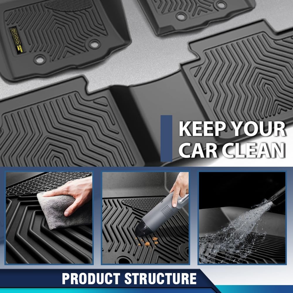TPE 3-Piece Premium Floor Liners 2020-2024 Corolla Sedan No Hatchback
