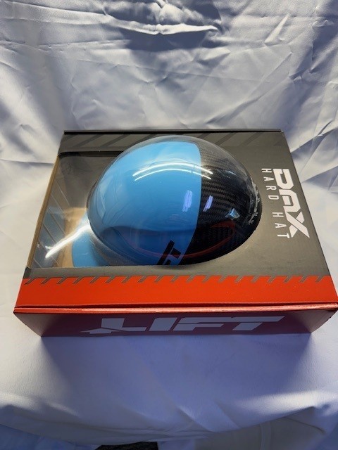 Lift Safety HDF50C-24CC Dax Fifty 50 Carbon Fiber Full Brim Hardhat – CYAN