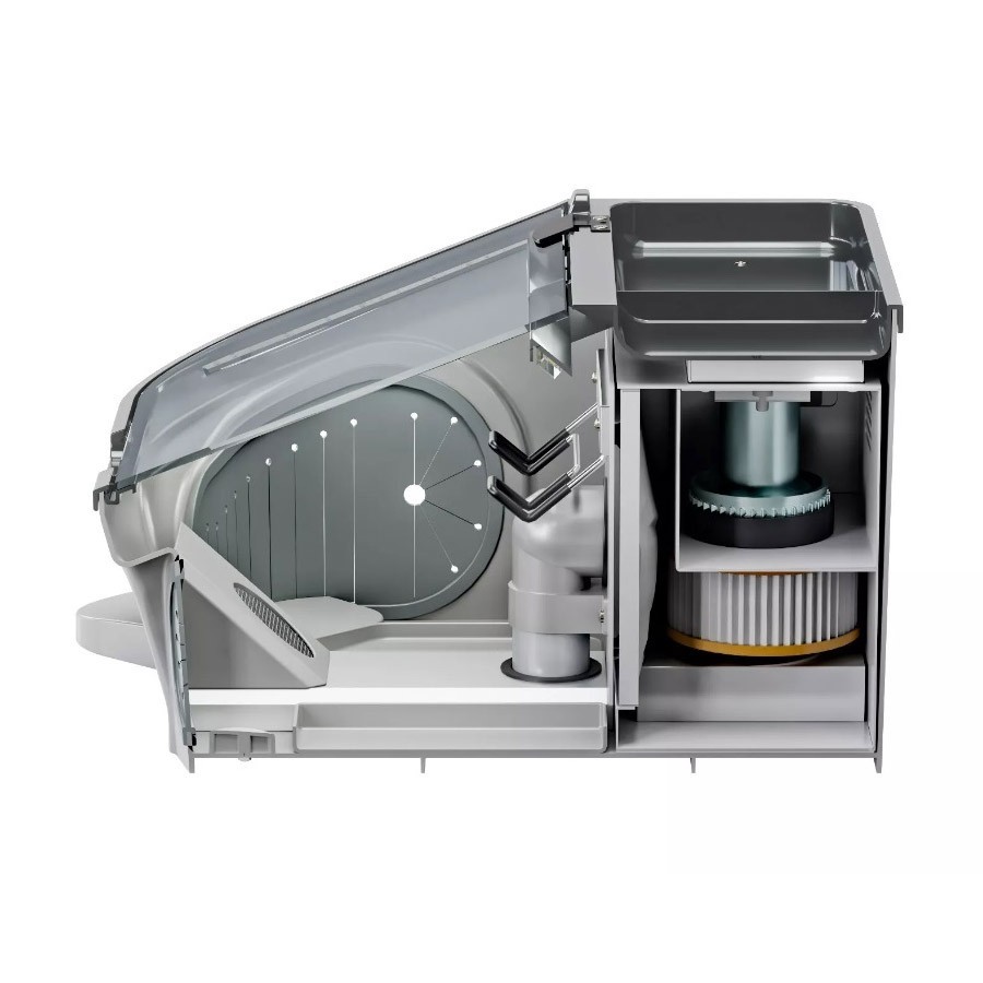 Dental Polishing Grinding Box Built-in Dental Dust Vacuum Collector