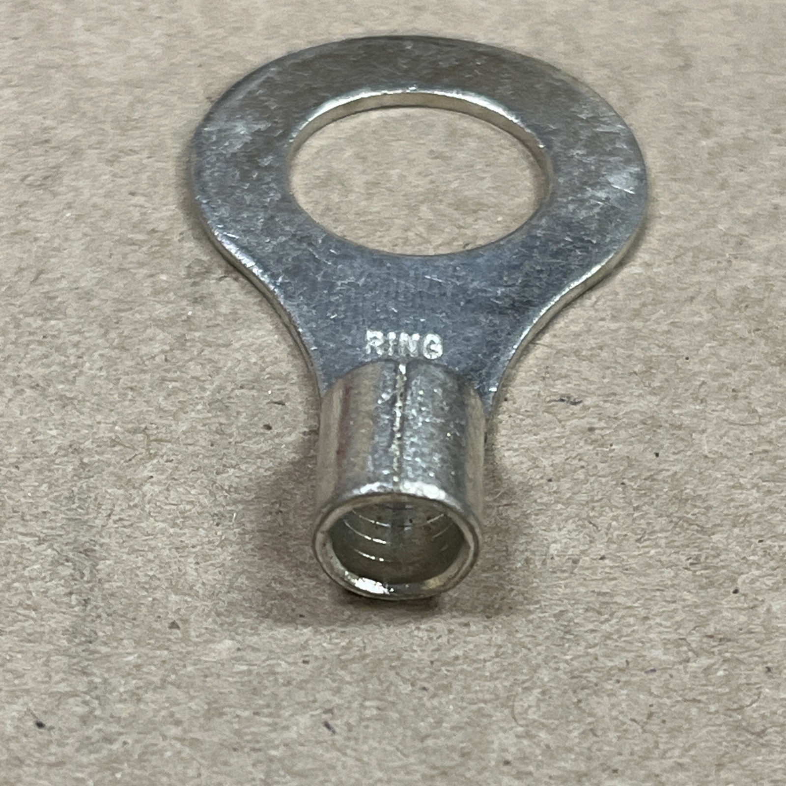 BURNDY Yad4cm16e58 NON-insulated Compression Terminal, 4 Awg Max, 5/8 In Stud