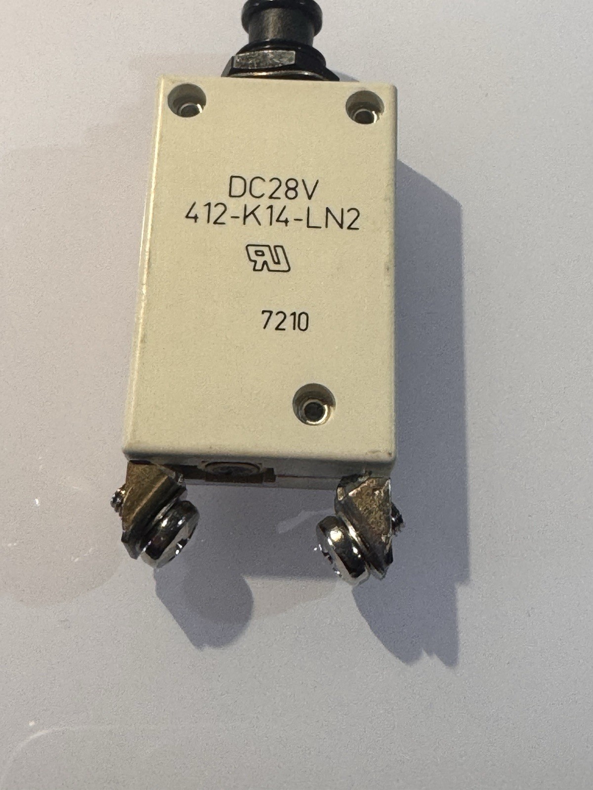 E-T-A 412-K14-LN2-6A Panel Mount Circuit BREAKER 28VDC 115VAC Tracked Vehicle