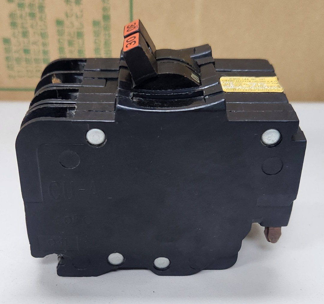 😎 FEDERAL PACIFIC FPE 30 AMP STABLOK CIRCUIT BREAKER 120/240 VAC 2 POLE NC230