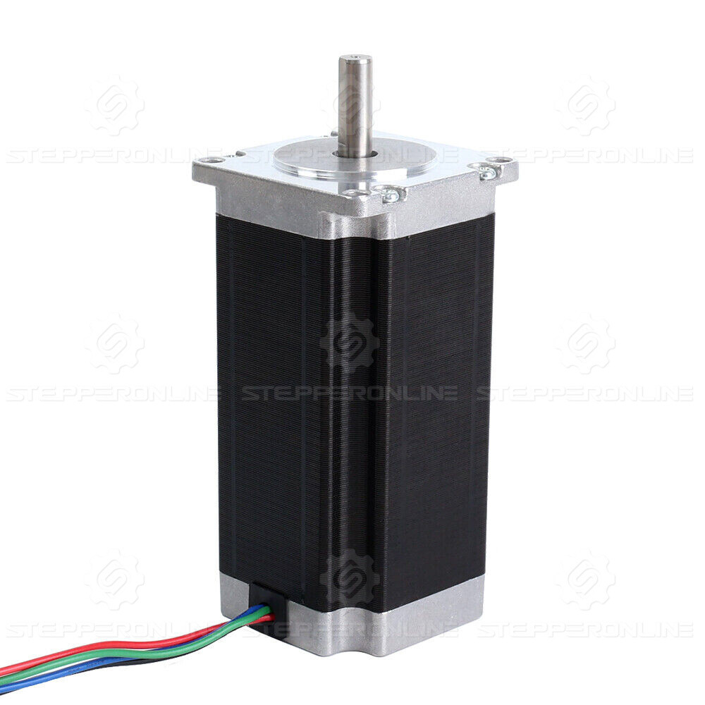 STEPPERONLINE Nema 23 Stepper Motor 425oz.in with 8mm Shaft 4.2A 113mm CNC