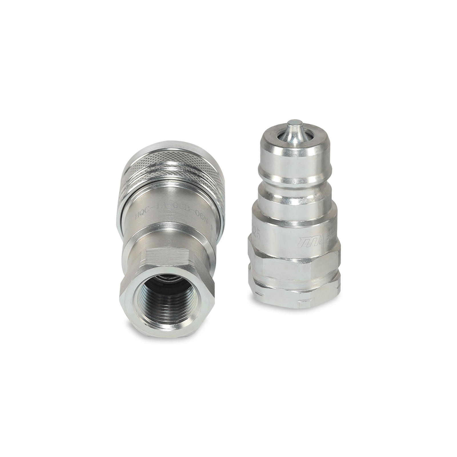 3/8″ ISO 7241-A Quick Disconnect Hydraulic Couplers Set – 3/8″ NPT Thread