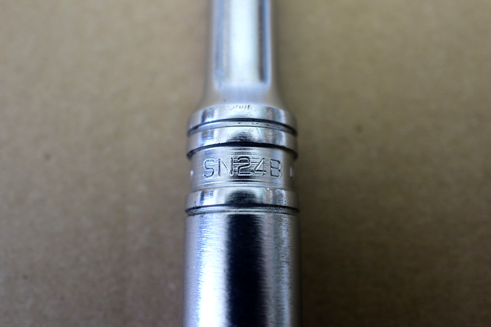 Vintage Snap-On SN24B 1/2″ Drive 24″ Breaker Bar Flex Head Handle USA Made