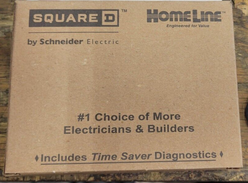 New Square D Homeline HOM120PDF 20 Amp 1 Pole 120V Ground Fault Circuit Breaker