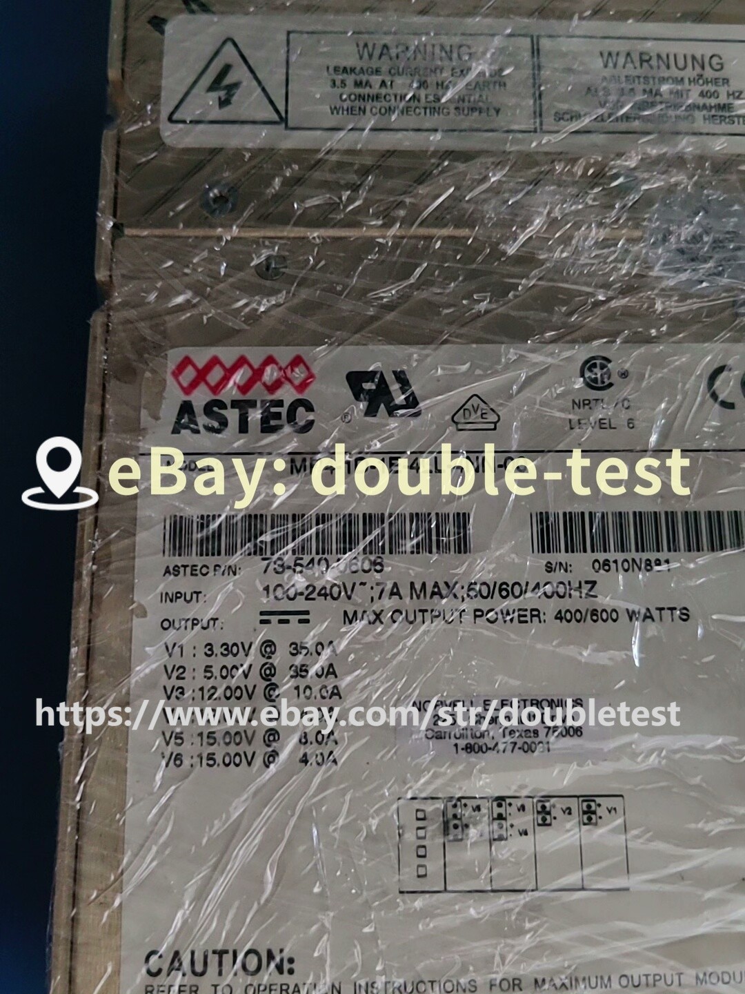 1PCS ASTEC MP4-1D-1E-4LL-4NN-00 73-540-0606 power module #dou