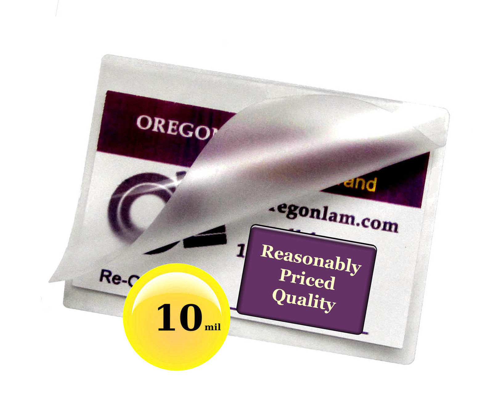 (200/pack) 10 Mil School ID Cards Hot Laminating Pouches 2-1/2 x 3-5/8 Clear