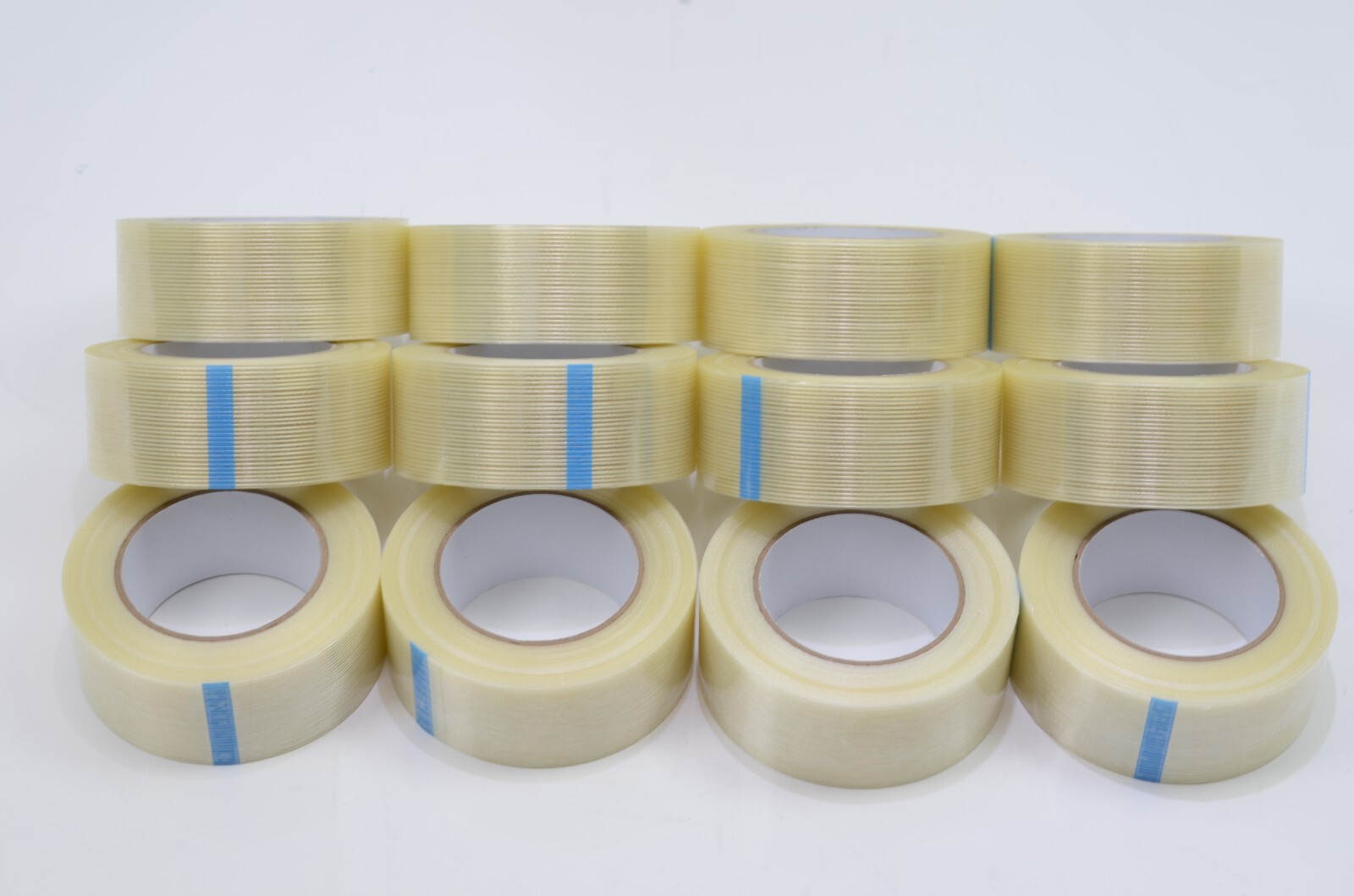 2″ x 60 yd Filament High Tensile Strapping Fiberglass Tape 170 LB rated STICKY