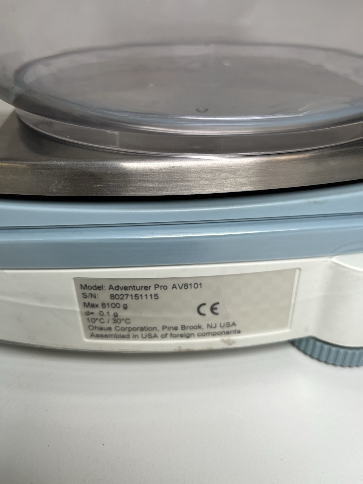 Ohaus Adventurer Pro AV8101 Precision Balance 8100g lab laboratory 100mg