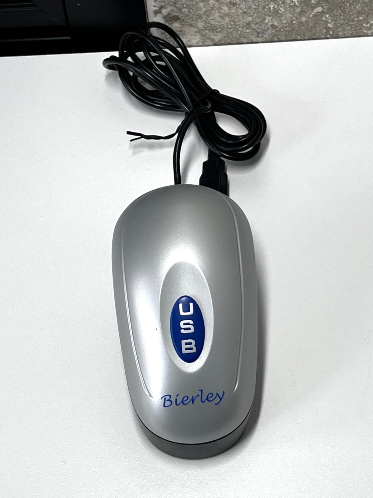 Bierley Black and White Mono Mouse USB Magnifier 24X