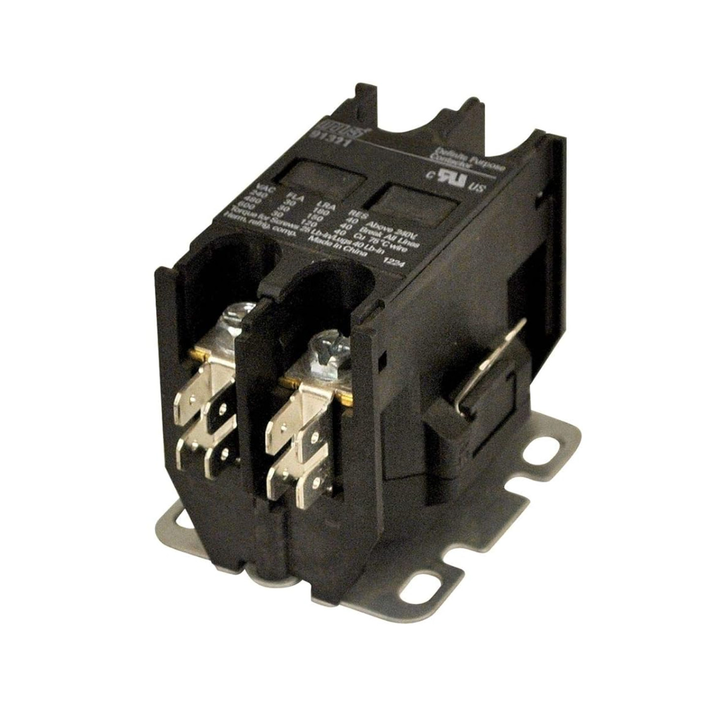 NEW – 1-1/2 Pole Contactor MARS Motors Armatures 91311 MARS 30A relay for hvac