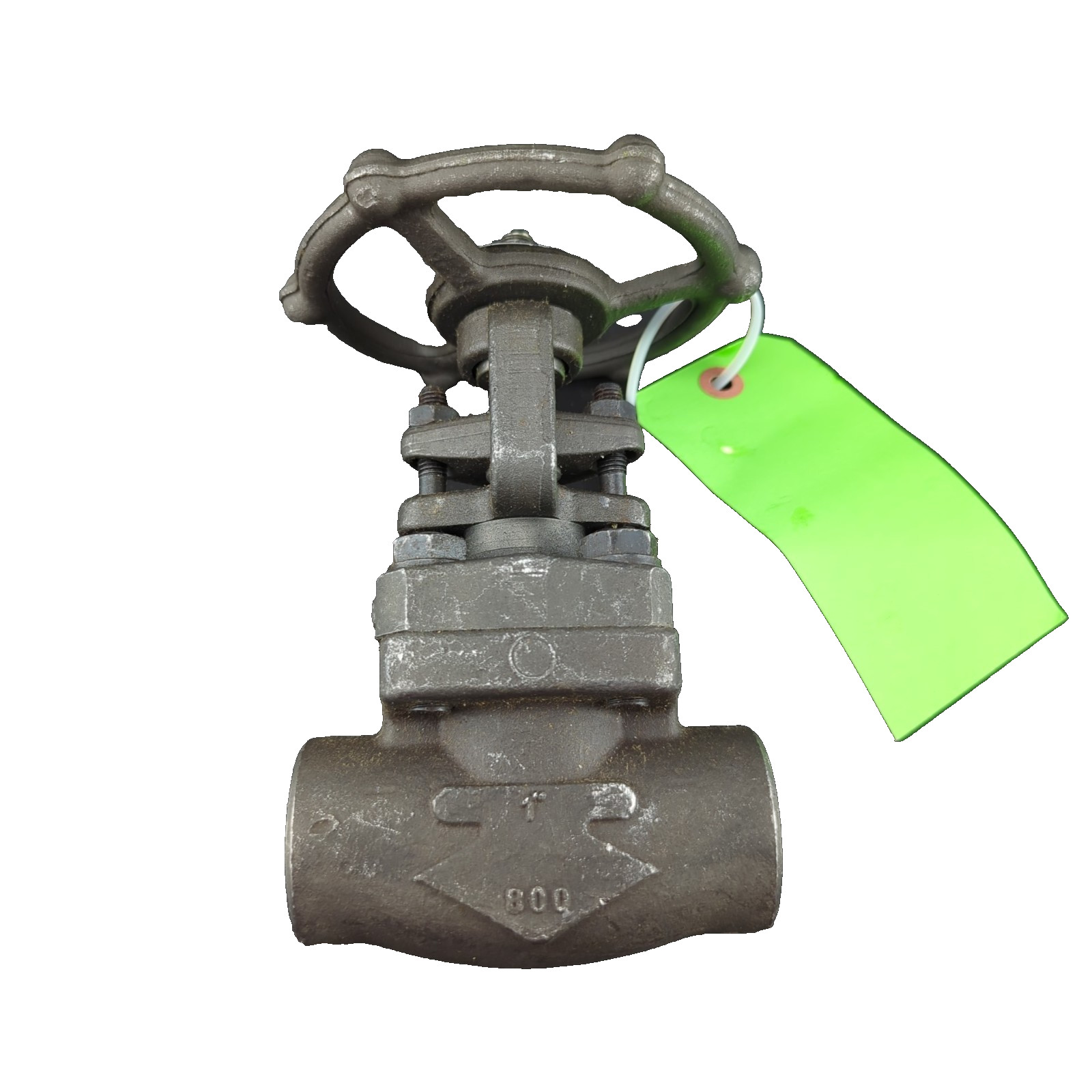 OMB 810-NPT Gate Valve, Forged Steel 1″ RB, CL #800, A105N, LOW-E, Threaded NPT