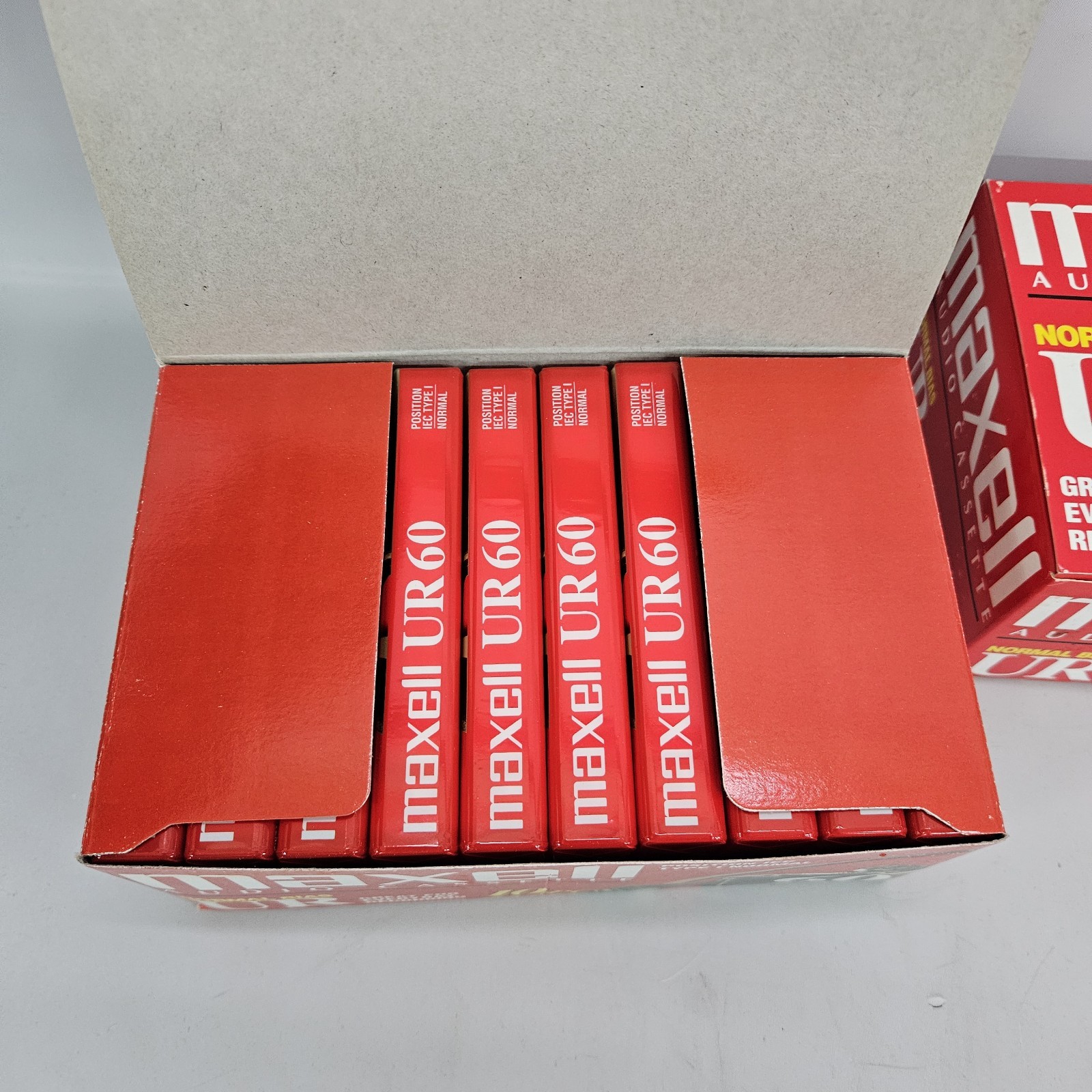 Maxell Blank Cassette Audio Blank Tape UR 60 20-pack Lot Normal Bias New Sealed
