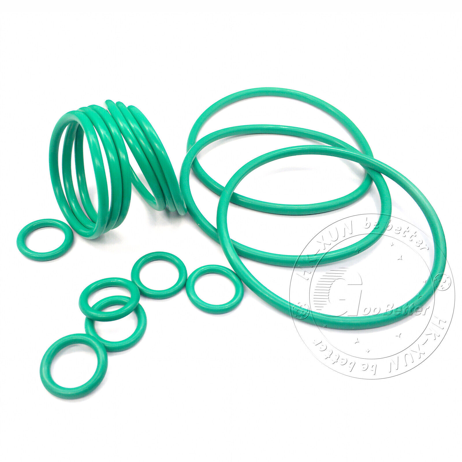 2mm FKM Fluorine Rubber Sealing O-Rings Cross Section 5mm-100mm OD – High Temp